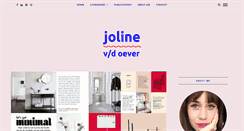 Desktop Screenshot of jolinevandenoever.com